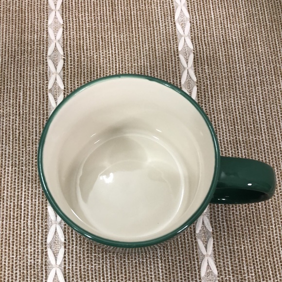 Elum Cat Holiday Green Mug Christmas Winter 16 oz - Picture 3 of 6